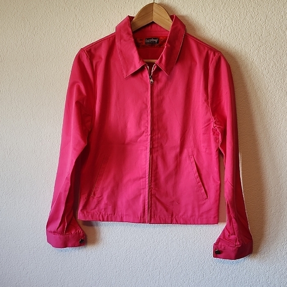 Throttle Threads Jackets & Blazers - Throttle Threads NWOT Women's Mechanic Zip Front Jacket Barbie Pink Size S